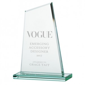 VANQUISH JADE GLASS AWARD - 200MM - AVAILABLE IN 3 SIZES